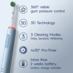 مسواک برقی اورال بی کراس اکشن Oral-B Pro 3 3000 Cross Action - Image 2