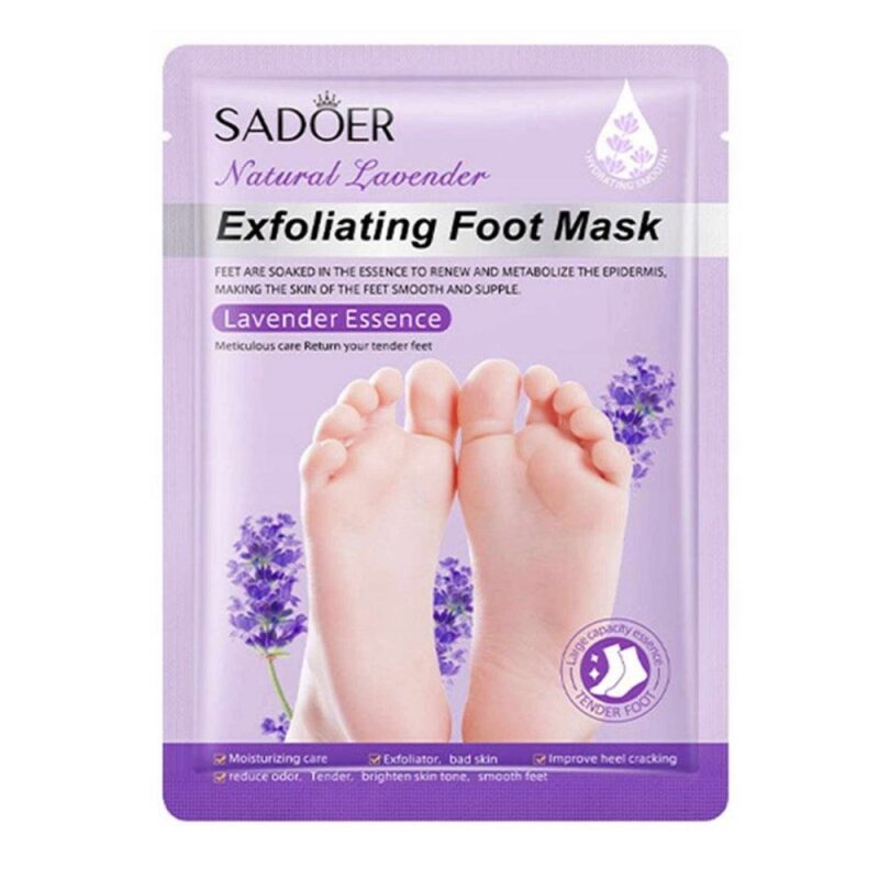 ماسک پوشیدنی پا سادور مخصوص لایه‌برداری عمیق و بازسازی Sadoer Lavender حجم 35 گرم - Image 1