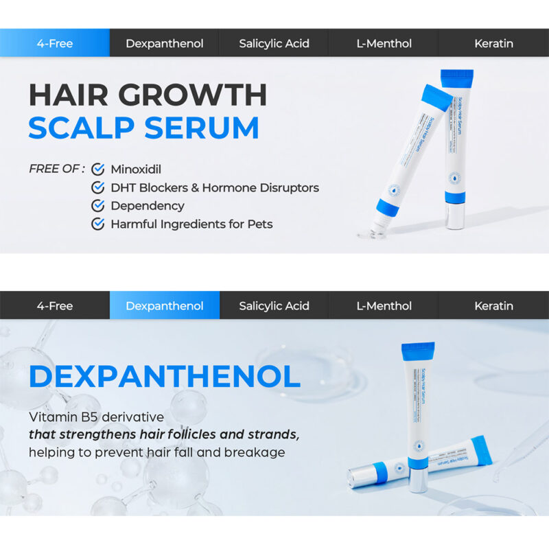 سرم ضد ریزش و تقویت کننده ریشه مو سی پوری Seapuri Scalpy Hair Serum حجم 20 میل - Image 10