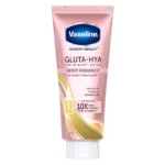 لوسیون بدن وازلین مرطوب کننده و درخشان کننده حاوی هیالورون Vaseline Gluta-Hya Serum Burst حجم ۳۳۰ میل