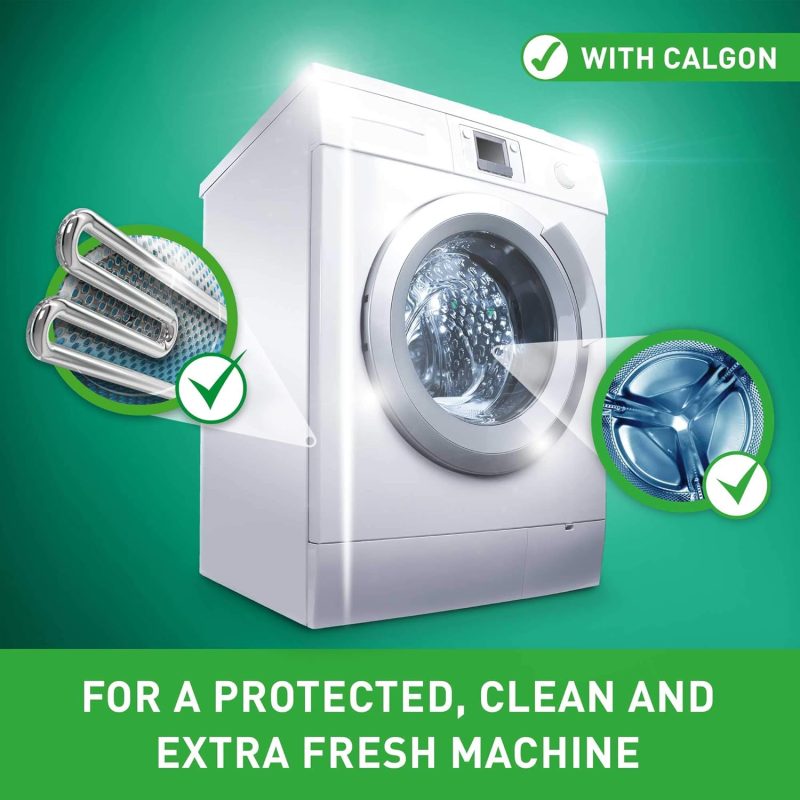 قرص جرم‌گیر ماشین لباسشویی کالگون Calgon Hygiene Plus بسته 17 عددی - Image 2