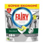 قرص ماشین ظرفشویی فیری پلاتینیوم رایحه لیمو fairy platinum بسته 72 عددی