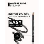مداد چشم ضد آب فلورمار رنگ مشکی Flormar Eyepencil Black Ice 101 - Image 2