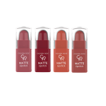 ست مینی رژ لب مات مخملی گلدن رز GR Matte Lipstick mix 3 بسته 4 عددی - Image 2