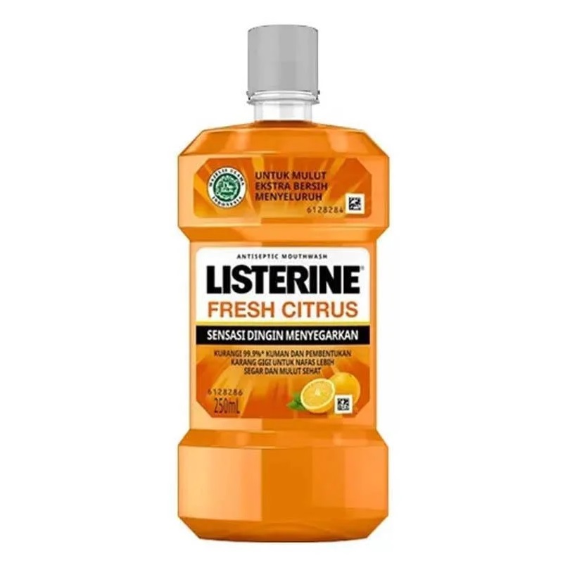listerine fresh citrus mouthwash 250ml دهانشویه پرتقالی لیسترین Listerine Fresh Citrus حجم 500 میل - Image 1