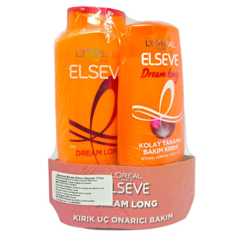 پک شامپو و نرم کننده بازسازی کننده موهای بلند لورآل Loreal Dream Long - Image 1