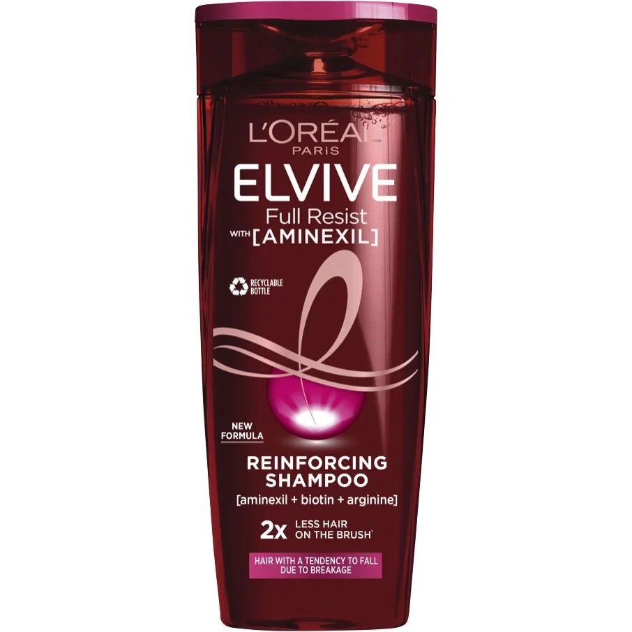 loreal-elvive-full-resist-aminexil-reinforcing-shampoo-400ml شامپو ضدریزش لورآل Loreal Full Resist with Aminexil حجم 400 میل - Image 1