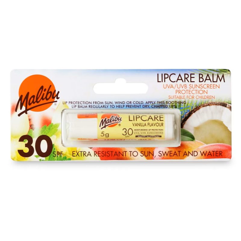 بالم لب ضدآفتاب مالیبو Malibu Vanilla طعم وانیل - Image 1