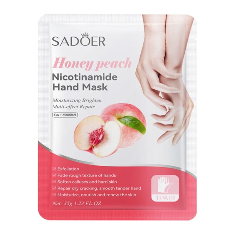 ماسک  پوشیدنی دست مرطوب کننده سادور Sadoer Honey Peach  وزن 35 گرم - Image 1