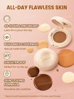 کوشن ضد آب شیگلم Sheglam Lock And Go Long-Lasting رنگ Sand - Image 7