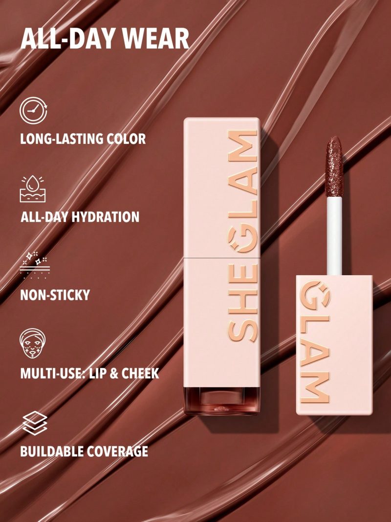 تینت لب شیگلم Sheglam Take a Hint Lip Tint رنگ Mocha Loca - Image 7