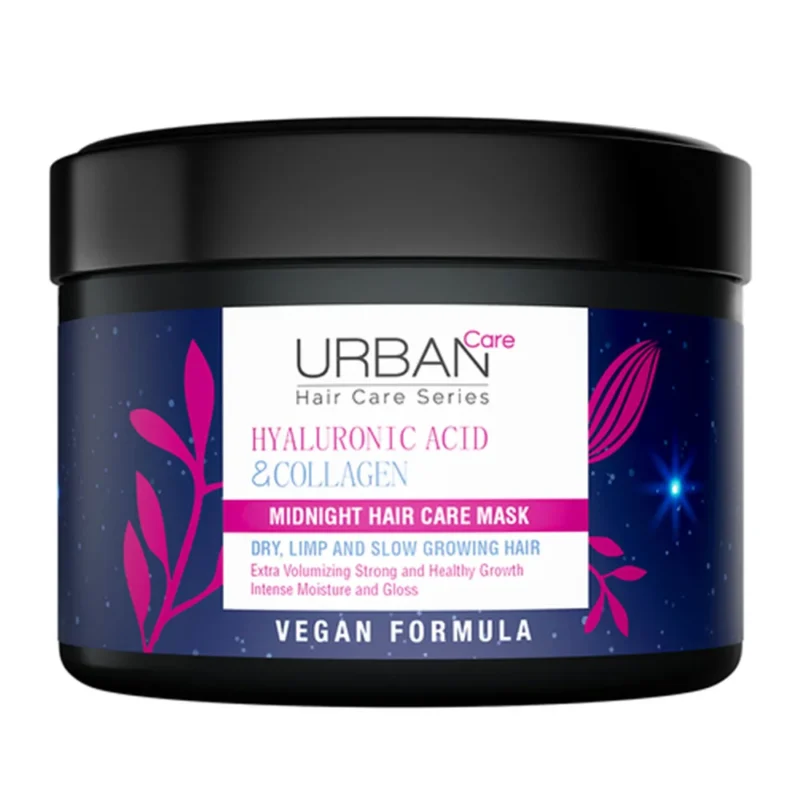 urban-care-hyaluronic-acid-collagen-hair-mask-230ml ماسک مو آبرسان هیالورونیک اسید و کلاژن اربن کر Urban Care حجم 230 میل - Image 1