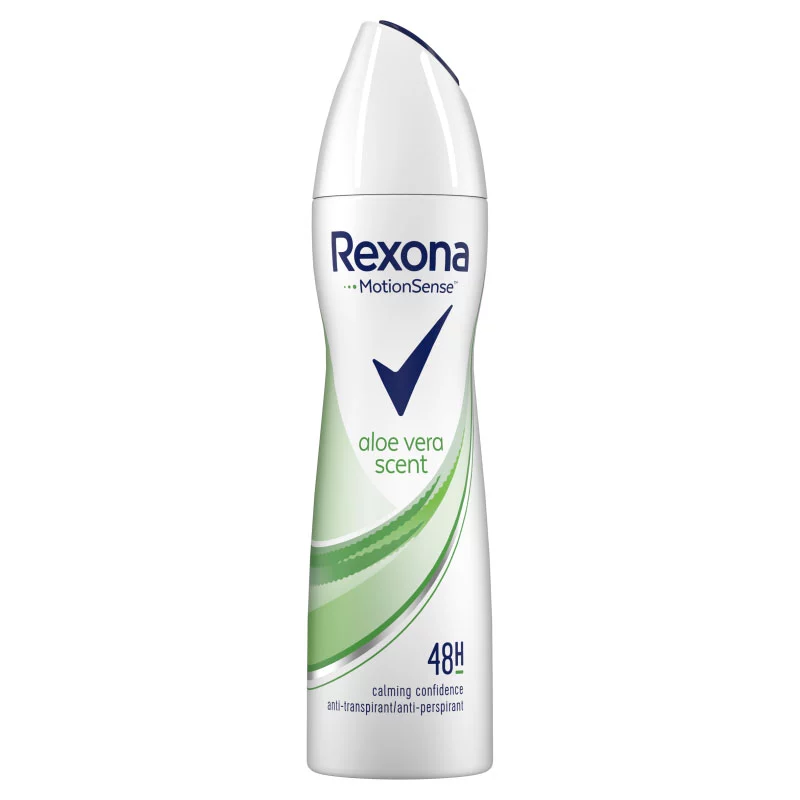 rexona-Aloe Vera Scent-deodorant-spray-200ml اسپری ضد تعریق زنانه رکسونا Rexona Aloe Vera Scent حجم 200 میل - Image 1