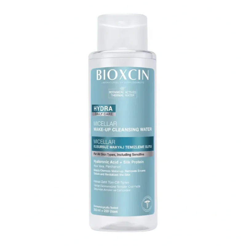 BIOXCIN HYDRA DAILY CARE MICELLAR MAKEUP CLEANSING WATER 500ML میسلار واتر بیوکسین BIOXCIN Hydra Micellar مناسب انواع پوست و حساس حجم 500 میل - Image 1
