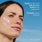 کرم ضد آفتاب ضد لک بی رنگ اکتیو یونیفای ایزدین ISDIN SPF50 حجم 50 میل - Image 2