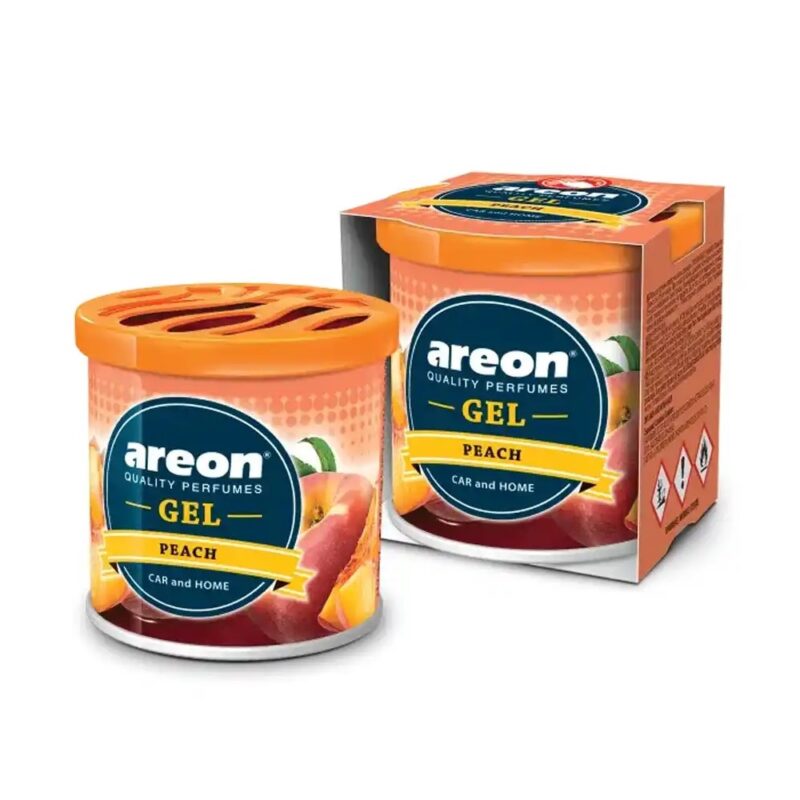 خوشبو کننده و بو گیر کنسروی آرئون AREON Gel Peach رایحه هلو وزن 80 گرم - Image 1