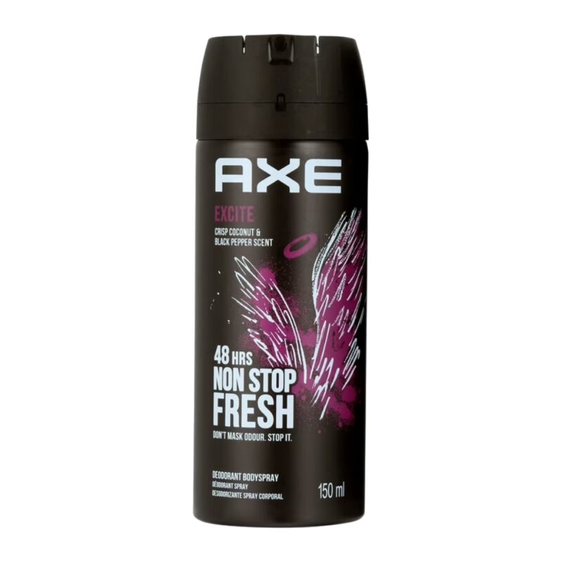 اسپری ضد تعریق مردانه اکس AXE Excite رایحه نارگیل و فلفل سیاه حجم 150 میل - Image 1