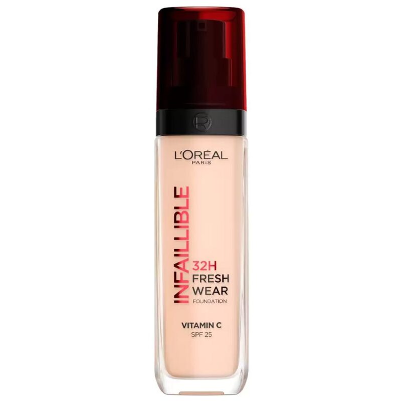 کرم پودر لورال Loreal INFAILLIBLE شماره 145 رنگ Rose Beige حجم 30 میل - Image 1