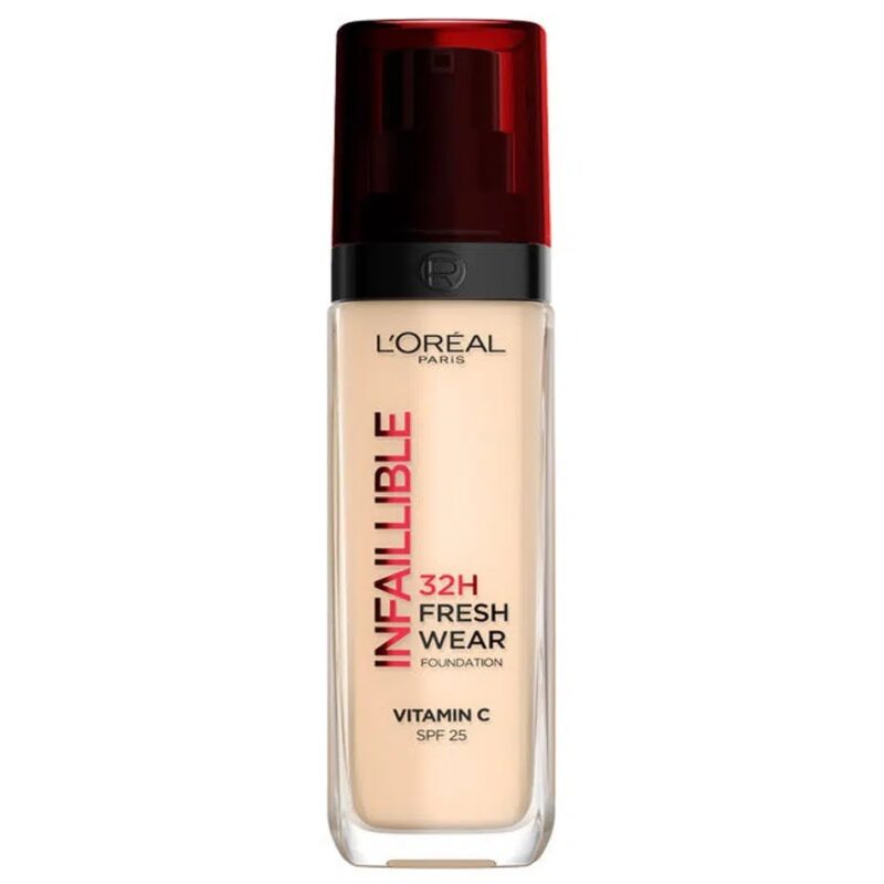 کرم پودر لورال Loreal INFAILLIBLE شماره 100 رنگ Porcelain حجم 015 میل - Image 1