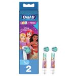 سری یدک مسواک برقی کودک اورال بی Oral-B Disney Princess بسته 2 عددی