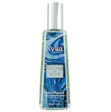9d80cdd2-4920-4c2e-80a9-49f3cc733df2 میست بدن و مو مردانه Xylia EXOTIC DE BLUE با رایحه لیمو گیاه خاراگوش حجم 250 میل - Image 1