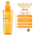روغن آفتاب برنز کننده کاکائو و هویج بیوکسین Bioxcin spf15 حجم 200 میل - Image 4