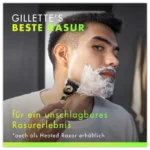 خودتراش مردانه ژیلت Gillette Labs Champion Gold با نوار لایه‌بردار و دسته قابل استفاده مجدد 1 عدد تیغه یدک - Image 5