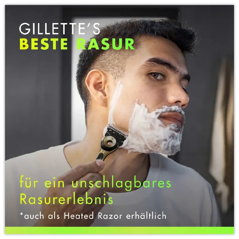 خودتراش مردانه ژیلت Gillette Labs Champion Gold با نوار لایه‌بردار و دسته قابل استفاده مجدد 1 عدد تیغه یدک - Image 5