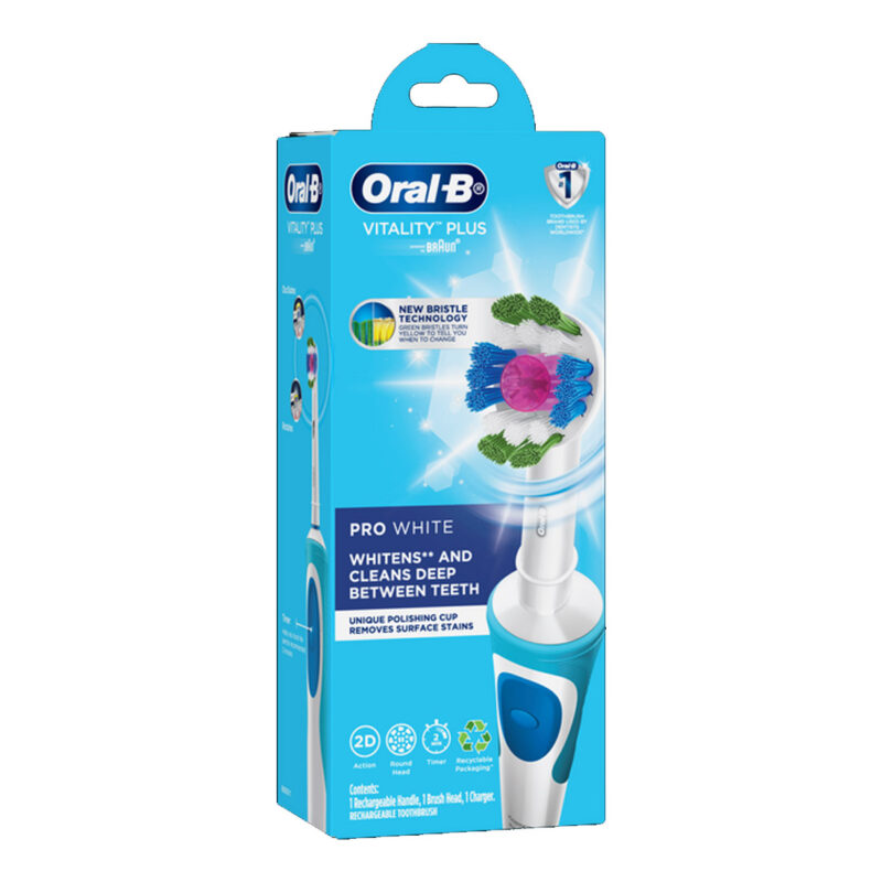 مسواک برقی اورال بی Oral-B Vitality plus Pro white - Image 3