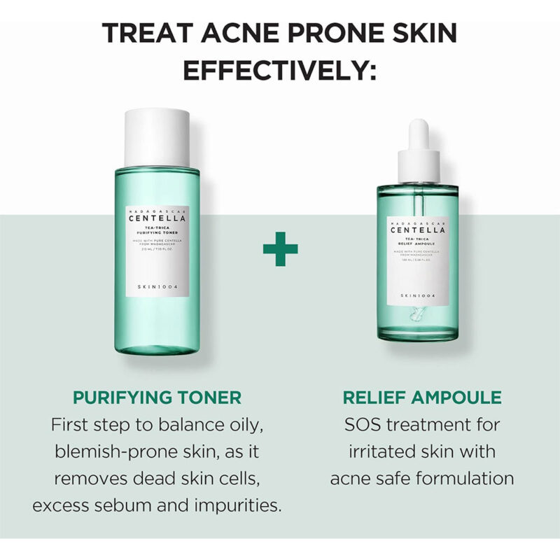 تونر ضد جوش اسکین 1004 - SKIN1004 Centella Tea-Trica حجم 210 میل - Image 3