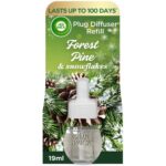 یدک دستگاه خوشبو کننده برقی ایرویک Air wick رایحه کاج جنگلی و دانه‌های برف ماندگاری 100 روزه