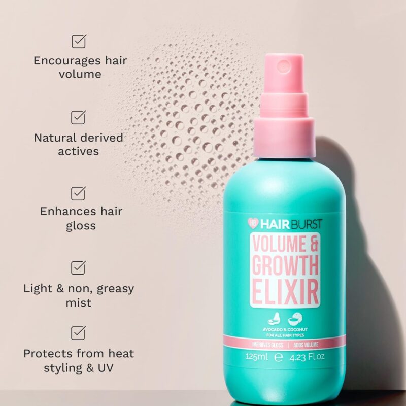اسپری مو حجم‌دهنده و تقویت‌کننده هیربرست HAIRBURST کمک به رشد مو حجم 125 میل - Image 4