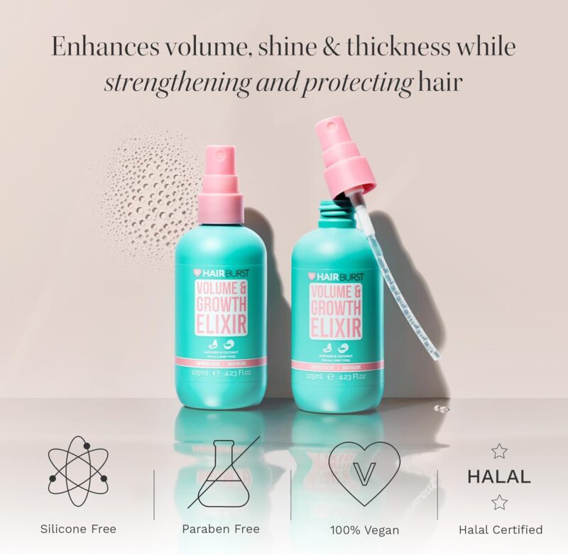 اسپری مو حجم‌دهنده و تقویت‌کننده هیربرست HAIRBURST کمک به رشد مو حجم 125 میل - Image 6