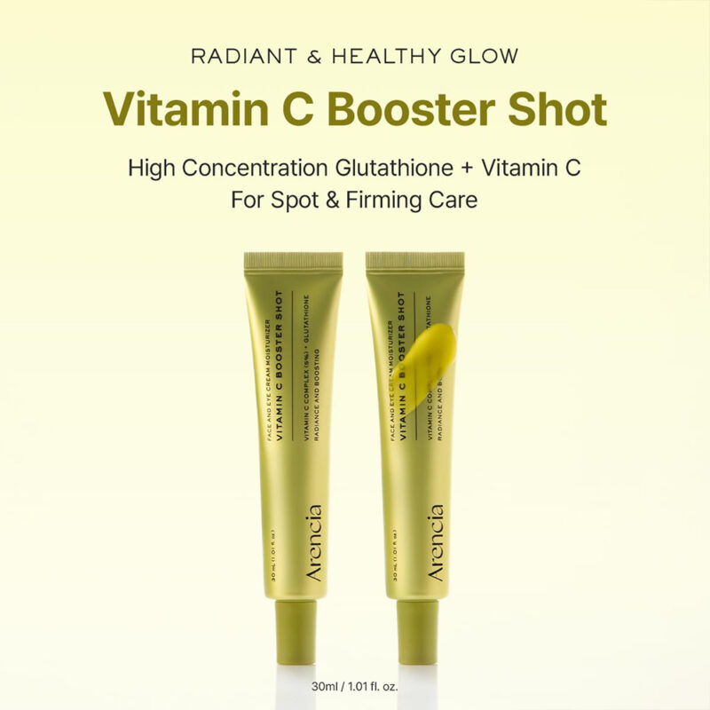 سرم دور چشم و صورت ویتامین سی آرنسیا Arencia VITAMIN C BOOSTER SHOT حجم 30 میل - Image 2