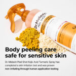 اسپری پیل شات کوجیک اسید لایه بردار و روشن کننده نواحی تیره بدن دکتر ملاکسین Dr.Melaxin Peel Shot حجم 200 میل - Image 8