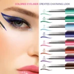 خط چشم رنگی گلدن رز GOLDEN ROSE FLASH LINER شماره 111 رنگ CHOCOLATE - Image 2