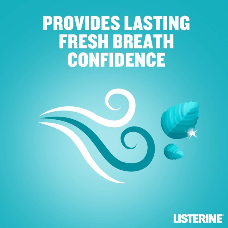دهانشویه ضدعفونی‌کننده لیسترین Listerine Cool Mint حجم 500 میل - Image 4