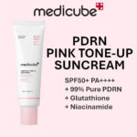 کرم ضد آفتاب تون آپ PDRN مدی کیوب Medicube PDRN Pink Tone Up Sun Cream حجم 50 میل - Image 3