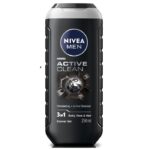 شامپو سر و بدن مردانه نیوا NIVEA ACTIVE CLEAN حاوی زغال فعال حجم 250 میل