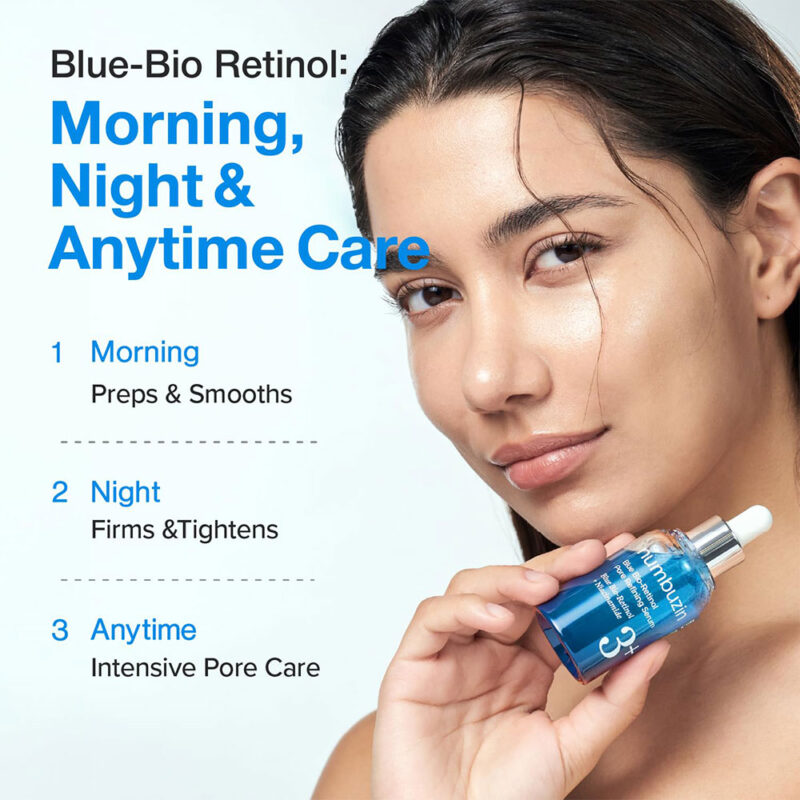 سرم کنترل منافذ بایو رتینول آبی و نیاسینامید نامبوزین Numbuzin Blue Bio-Retinol + Niacinamide حجم 30 میل - Image 7