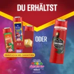 شامپو صورت بدن و مو اولد اسپایس Old Spice Super Mario Special Edition حجم 400 میل - Image 2