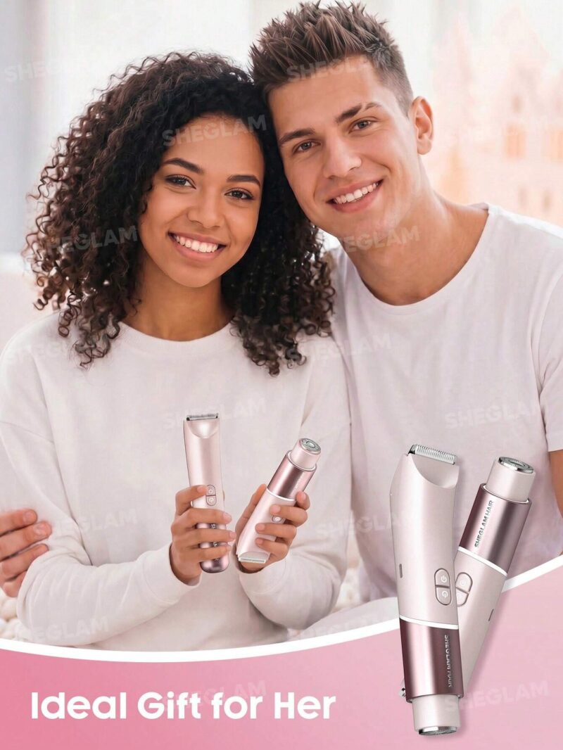 شیور دو کاره صورت بدن و بیکینی شیگلم SHEGLAM Dual-Head Electric Bikini Trimmer مناسب برای بانوان - Image 11