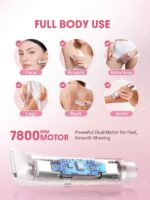 شیور دو کاره صورت بدن و بیکینی شیگلم SHEGLAM Dual-Head Electric Bikini Trimmer مناسب برای بانوان - Image 5