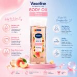 روغن بدن وازلین Vaseline Intensive Care با عصاره هلو و ویتامین B3 حجم 200 میل - Image 3
