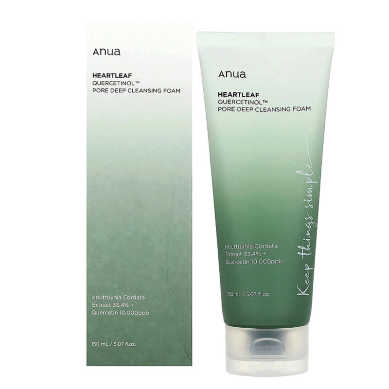 فوم شستشو صورت ضدمنافذ باز آنوا Anua Heartleaf + BHA حجم 150 میل - Image 10