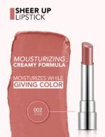 رژلب جامد براق فلورمار flormar Sheer Up شماره 002 رنگ SO YOU - Image 3
