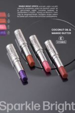 رژ لب براق و شاین دار گلدن رز Golden Rose Mood Sparkle Bright رنگ PINK GLITZ شماره 153 - Image 2