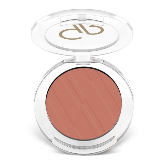 golden-rose-powder-blush-soft-and-silky-no-10-Peach Glaze رژ گونه پودری گلدن رز GOLDEN ROSE Powder Blush رنگ Peach Glaze شماره 10 - Image 1