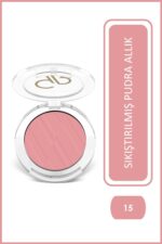 رژ گونه پودری گلدن رز GOLDEN ROSE Powder Blush رنگ Pink Kiss شماره 15 - Image 2