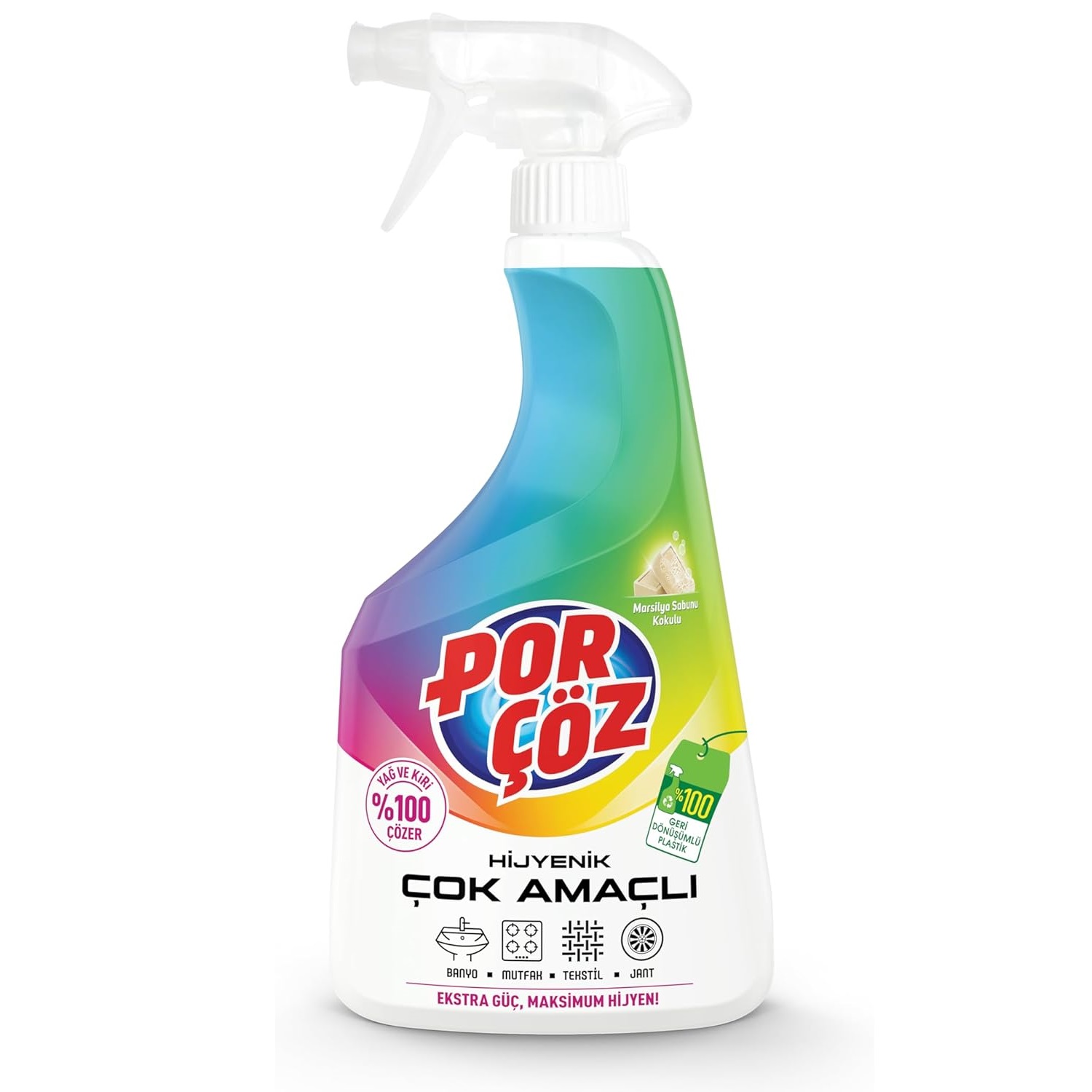 porcoz-multipurpose-cleaning-spray 750ml اسپری پاک کننده چند منظوره پورچوز PORCOZ حجم 750 میل - Image 1